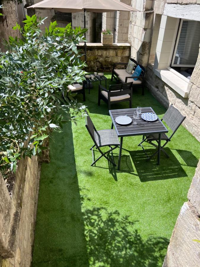 Le Badebec, Appt Dans Maison Typique Avec Jardin Prive Chinon Exteriér fotografie